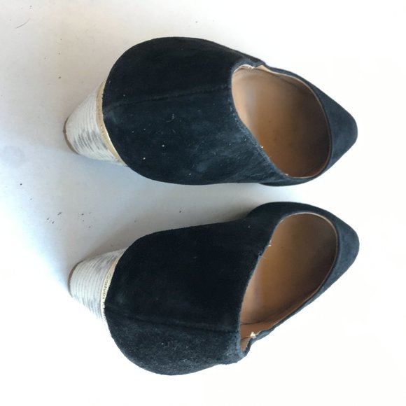 Calvin Klein Pippa Snakeskin Pump Wedge Heels Sz 9 - Picture 8 of 9